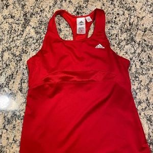 Red Adidas Racerback Tank